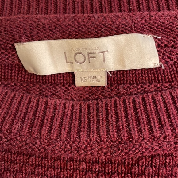 LOFT Ribbed Boatneck Sweater - Picture 5 of 6